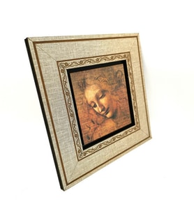 Kadın Başı Eskizi (Leonardo Da Vinci, 1508) Baskılı MDF Tablo
