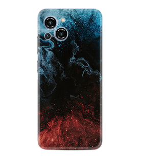 Reeder S23 Max Pro Kılıf Resimli Desenli Baskılı Silikon Red Blue Black Abstact 1386