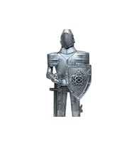 Dekoratif Metal Şovalye Silver K0478