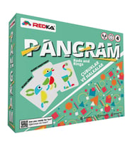 Redka Pangram Çubuklar ve Halkalar - Redka Tangram Oyunu - Akıl ve Zeka Oyunu - Görsel Zeka Oyunu