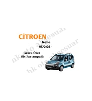 Citroen Nemo 05/2008 - Sonrası Araca Özel Sis Farı h1