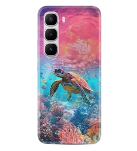 Infinix Hot 60 Kılıf Boutique Baskılı Resimli Kaplumbağa Pcode -065