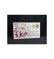 1980 Kraliyet Hava Kuvvetleri THE FALCON 16x Islak İmzalı Royal Air Force FDC Limited
