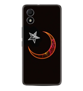 TCL 303 Kılıf Resimli Desenli Silikon Platinium Series Ay Yıldız 1884