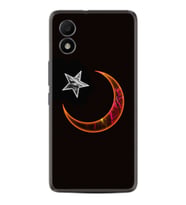 TCL 303 Kılıf Resimli Desenli Silikon Platinium Series Ay Yıldız 1884