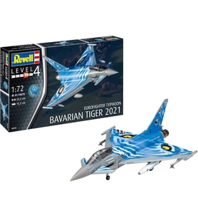 Revell Eurofighter Typhoon The Bavarian Tiger 2021 Model Kit Uçak (Krem)