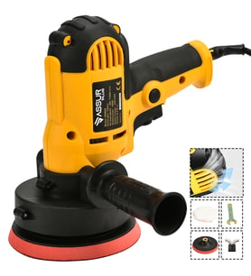 ASSUR PLUS Dikey Polisaj Makinesi Devir Ayarlı Zımpara 125mm 6 Kademeli