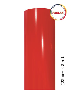 Parlak Kırmızı Kendinden Yapışkanlı Kaplama Folyosu 122 CM X 2 MT