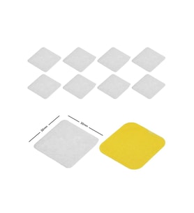 50 Adet 3x3 cm Çift Taraflı Yapışkan Kare Bant