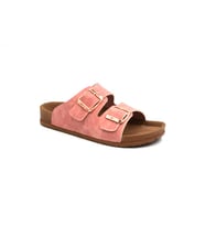 Fly Soft S961 Poli Hafif Taban Çift Toka Çocuk Terlik PUDRA