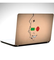 Gözlük Minimal Laptop Sticker 15.6 inch (38X27CM)