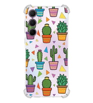 PrintiFy Samsung Galaxy A35 Uyumlu Water Color 4 Baskılı Şeffaf Köşe Korumalı Antişok Kılıf