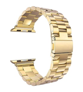 Microsonic Apple Watch Series 8 41mm Metal Stainless Steel Kordon Gold