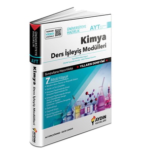 Aydın Yayınları Ayt Kimya Üniversiteye Hazırlık Ders İşleyiş Modülleri 