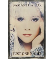 (Plak Değildir KASET tir) Samantha Fox Just One Night Kaset