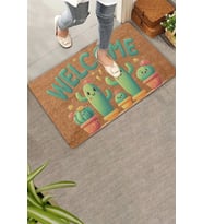 Valerine Life Sevimli Aile Welcome Kapı Önü Paspası 45x70cm