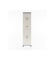 Hyperion Dolap 5 Raflı Tek Çekmeceli 4 Kapaklı 60x44x243 Antrasit-Aytaşı