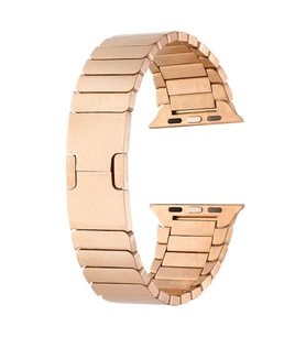 Apple Watch 38mm Uyumlu Kordon Paslanmaz Çelik Luxury Zore KRD-82 Kayış