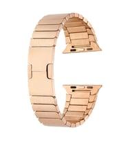 Apple Watch 38mm Uyumlu Kordon Paslanmaz Çelik Luxury Zore KRD-82 Kayış