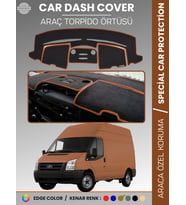 FORD TRANSİT (2013-2018) KAPAKLI Torpido Örtüsü Torpido Koruma Tam Uyum Kaymaz Kolay Montaj