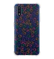 Samsung Galaxy A01 Uyumlu Köşe Korumalı Antişok Kapak Hello Kitty Tasarımlı Şeffaf  Kılıf