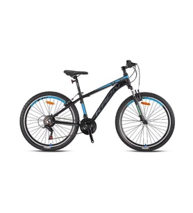 Kron XC 75 27.5" Jant 19' Kadro V-Fren 21 Vites Dağ Bisikleti Siyah Mavi Füme