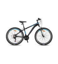Kron XC 75 27.5" Jant 19' Kadro V-Fren 21 Vites Dağ Bisikleti Siyah Mavi Füme