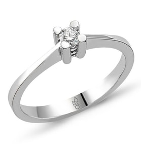 Romeo Pırlanta 0.14 Ct Tektaş Yüzük Romeo RMY316 (Çok Renkli)