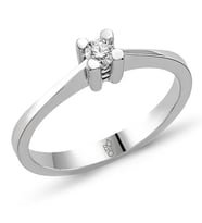 Romeo Pırlanta 0.14 Ct Tektaş Yüzük Romeo RMY316 (Çok Renkli)