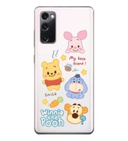 Samsung Galaxy S20 FE Uyumlu Winnie The Pooh Tasarımlı Şeffaf Telefon Kılıfı