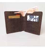 A Leather Hakiki Deri Erkek Cüzdan (KAHVE YILAN)