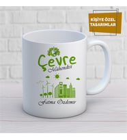 Kişiye Özel İsim Yazılabilir Çevre Mühendisi Kupa Bardak
