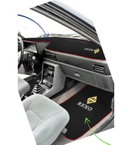 Renault Broadway R9 R11 Spring Elmas Logolu Torpido Koruyucu Örtü & 5’li Oto Halı Paspas Seti