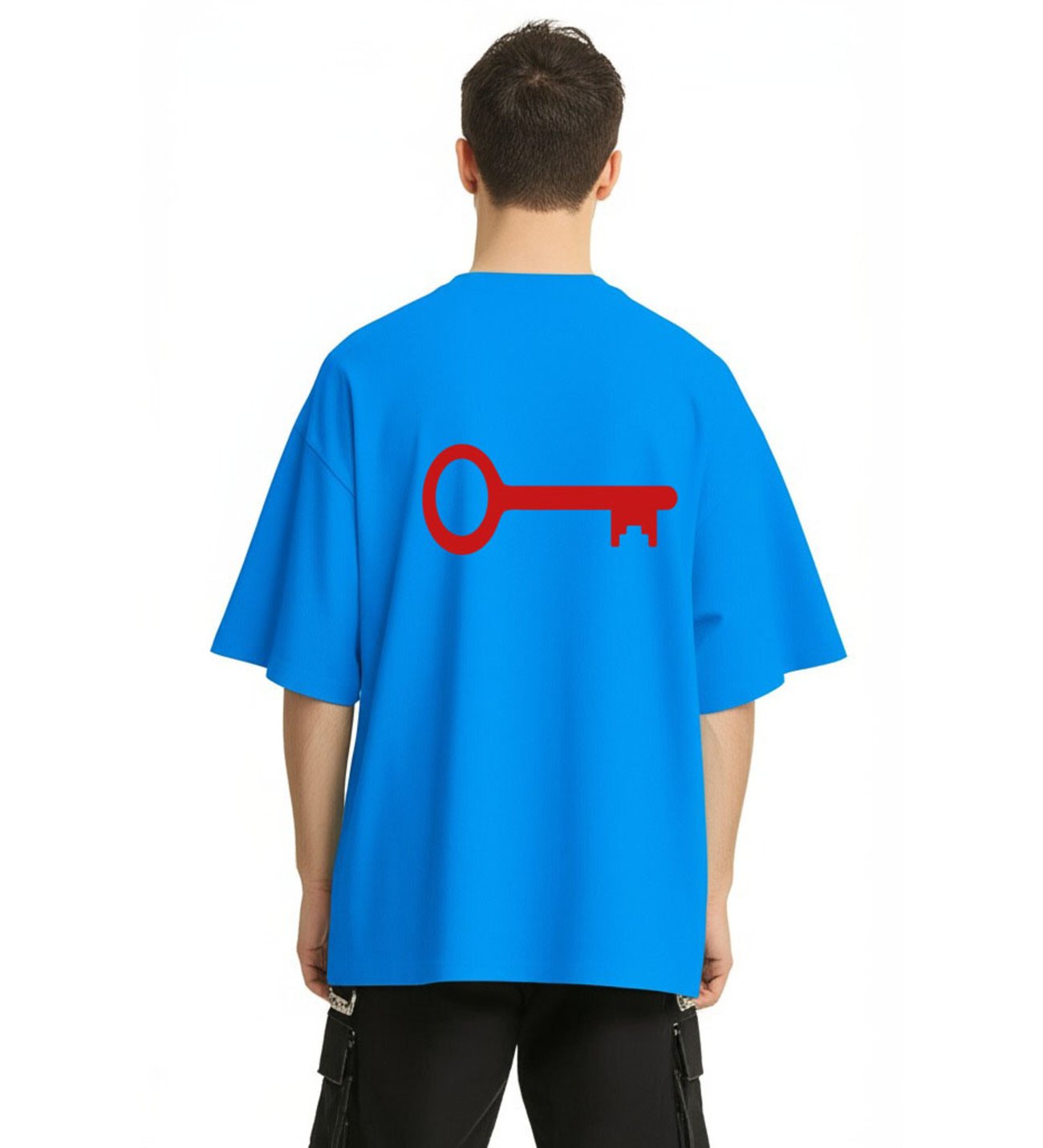 Unisex Kadın Erkek The Key To Çift Sevgili T-shirt 2'li Set Takım