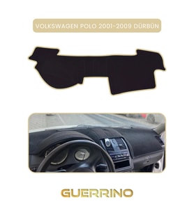VOLKSWAGEN Polo (2001-2009) DÜRBÜN  TORPİDO KORUMA HALISI BEJ KENAR