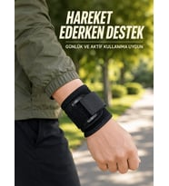 Ayarlanabilir Bilek Destekliği Cırtlı Bileklik Günlük Kullanım ve Spor İçin Bilek Desteği