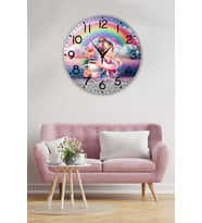 bilge Tasarım Çocuk Odası Duvar Saati 30 x 30 CM (Karışık)