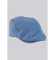 %100 Pamuk Erkek Kot Şapka Yazlık Denim Spor Kasket (Mavi)