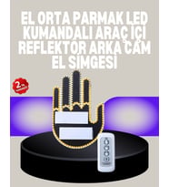 A Kalite Uzaktan Kumandalı LED Park Uyarı Işığı El Figürlü Model