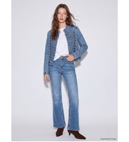 LCW Jeans İndigo Petite Flare Kadın Jean Pantolon