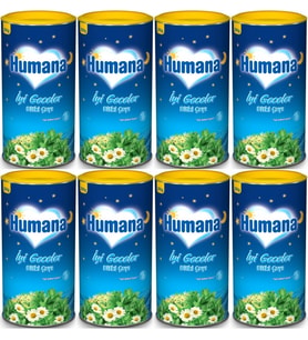 Humana İyi Geceler Çayı 200GR (Melisa Yağı İçeren Karışık Bitki İçecek Tozu) (8 Li Set)