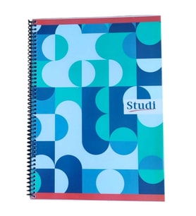 72 Yaprak PP Kapak A4  Kareli Defter  2 Adet