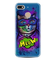 General Mobile GM8 Go GM9 GM20 Pro Plus Kılıf Desemli Silikon Super Meow 1715