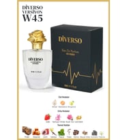 DİVERSO W45 KADIN PARFÜM EDP 50 ML AMBER & VANİLYA  T.C. Sağlık Bakanlığı ÜTS KAYITLI