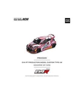 Hot Wheels Pop Race 1/64 Eva Rt Production Model Custom Type-08 Goodride Gr Yarıs - Pr640220