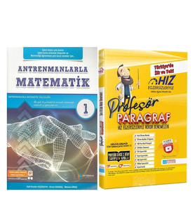 Antrenmanlarla Matematik 1 ve Evrensel Profesör Paragraf Seti 2 Kitap