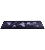 McStorey Oyuncu Mouse Pad 30x60 3mm Kaymaz Mouse Altlığı Dünya Haritası Görselli (Siyah)