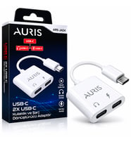 Auris ARS-JA04 USB-C Kulaklık ve Şarj Dönüştürücü Adaptör