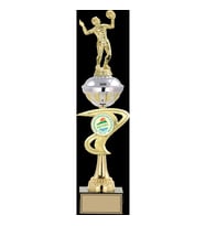 ODAK KUPA - Figürlü Kupalar - Voleybol Kadın Figürlü Kupalar FG-065 B - 47 cm