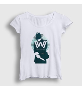 Presmono Kadın Beyaz Mib Westworld T-Shirt 224722tt